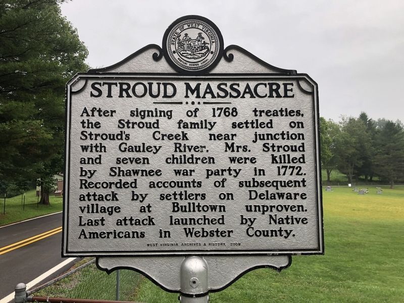 Stroud Massacre Marker image. Click for full size.