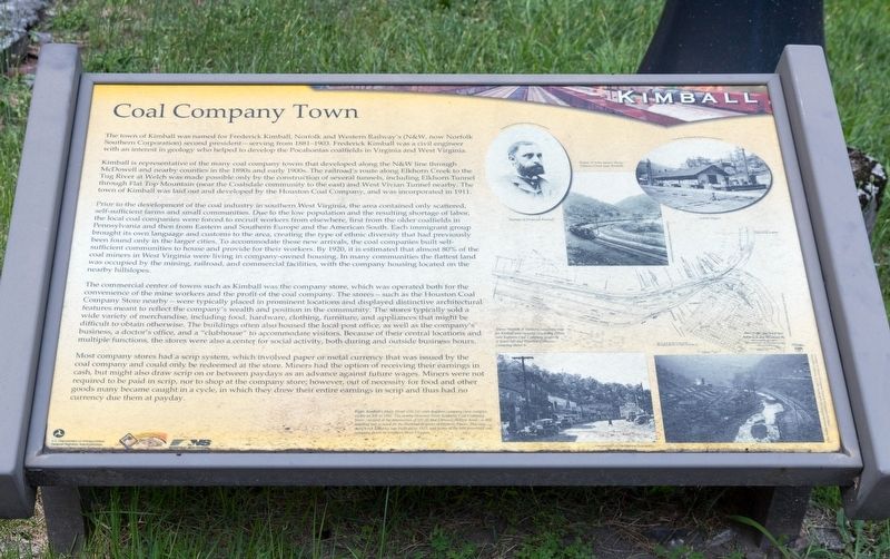 Coal Company Town Marker image. Click for full size.