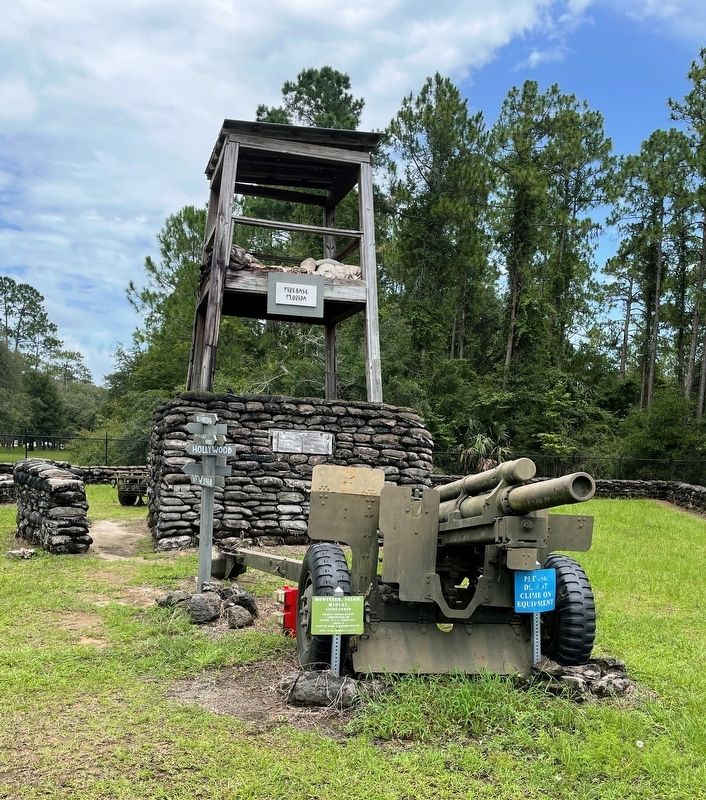 Howitzer, 105 MM Marker. Click for full size. Howitzer, 105 MM Marker image. Click for full size.