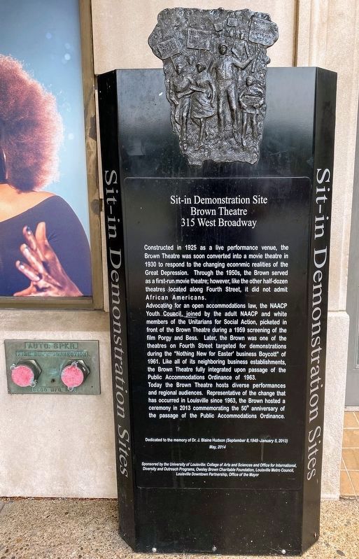 Sit-in Demonstration Site Marker image. Click for full size.