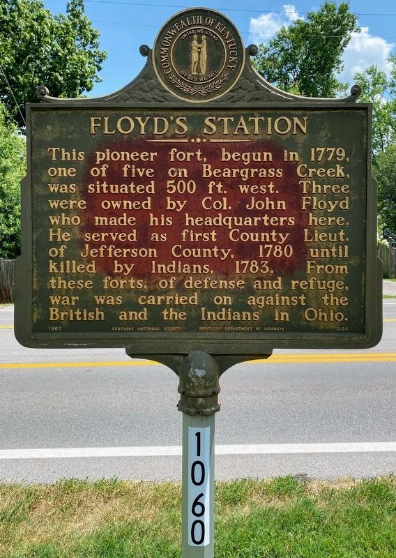Floyd's Station Marker image. Click for full size.