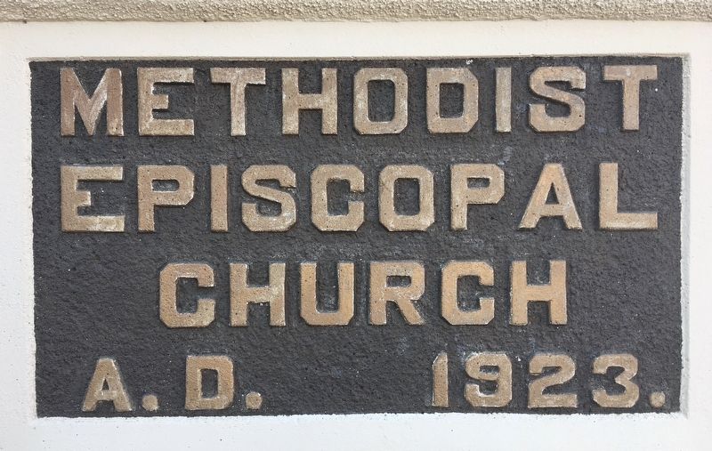 Methodist Episcopal Church Marker image. Click for full size.