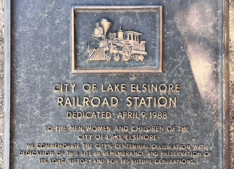 Citys Centennial Marker - 1988. Click for full size. Citys Centennial Marker - 1988 image. Click for full size.