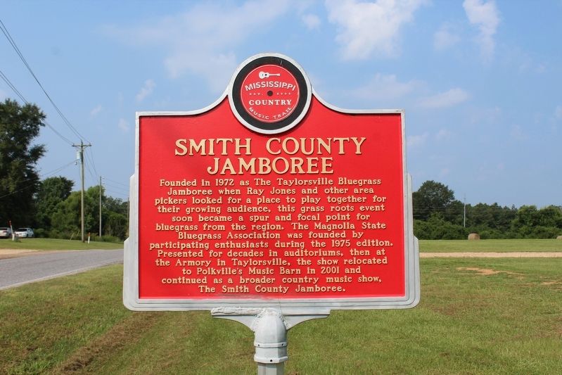 Smith County Jamboree Marker (front) image. Click for full size.