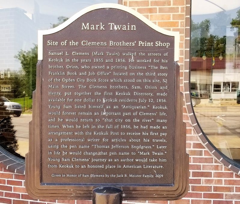 Mark Twain Marker image. Click for full size.
