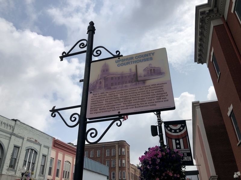 Upshur County Courthouses side of the marker. Click for full size. Upshur County Courthouses side of the marker image. Click for full size.
