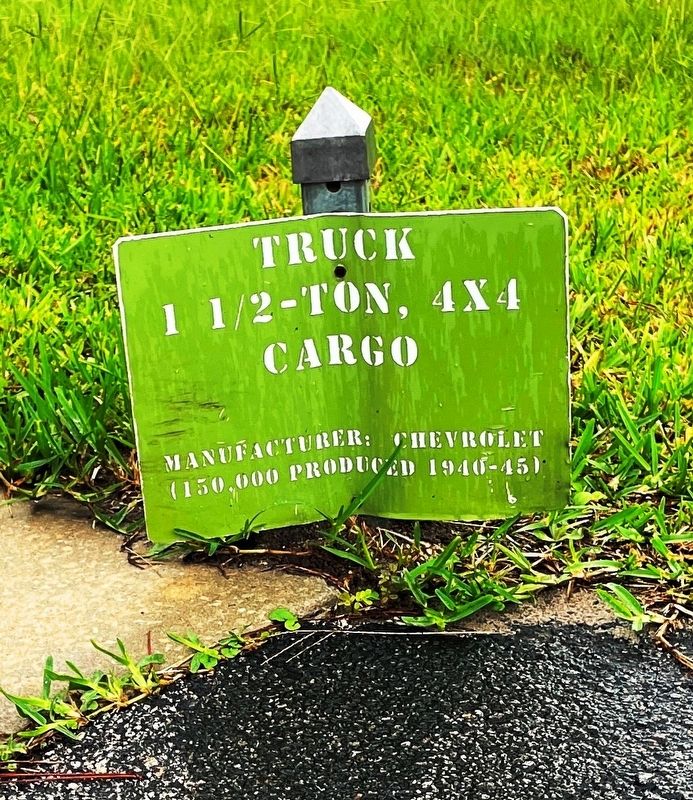 Truck, 1 ½-Ton, 4x4 Marker. Click for full size. Truck, 1 ½-Ton, 4x4 Marker image. Click for full size.