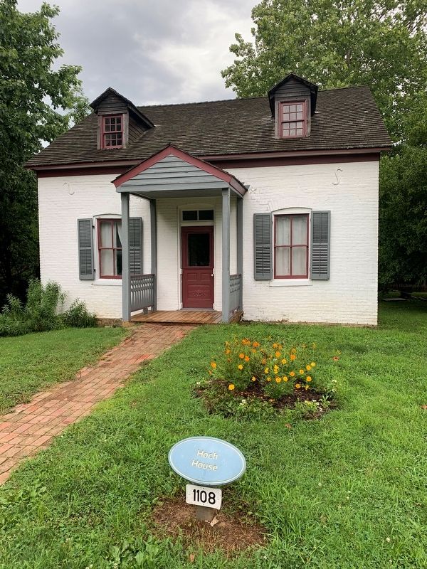 Hoch House Marker. Click for full size. Hoch House Marker image. Click for full size.