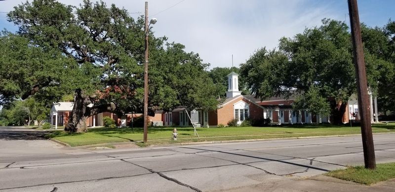 The view of the Jesse H. Johnson Marker from across the street image. Click for full size.