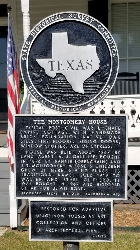 The Montgomery House Marker. Click for full size. The Montgomery House Marker image. Click for full size.
