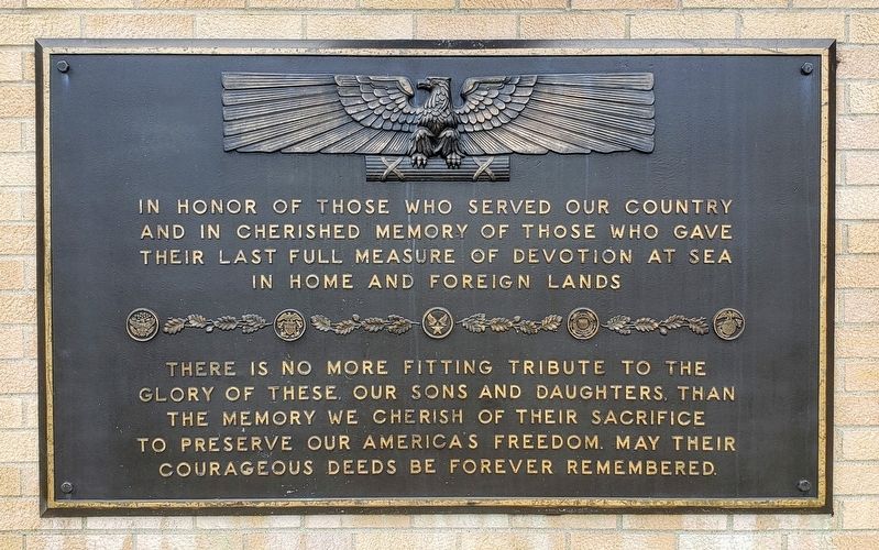 Veterans Memorial. Click for full size. Veterans Memorial image. Click for full size.