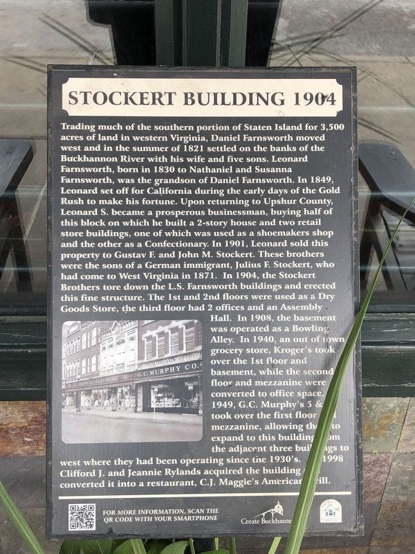 Stockert Building 1904 Marker image. Click for full size.