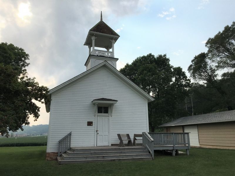 Early Rural School & Marker. Click for full size. Early Rural School & Marker image. Click for full size.