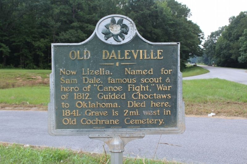 Old Daleville Marker image. Click for full size.