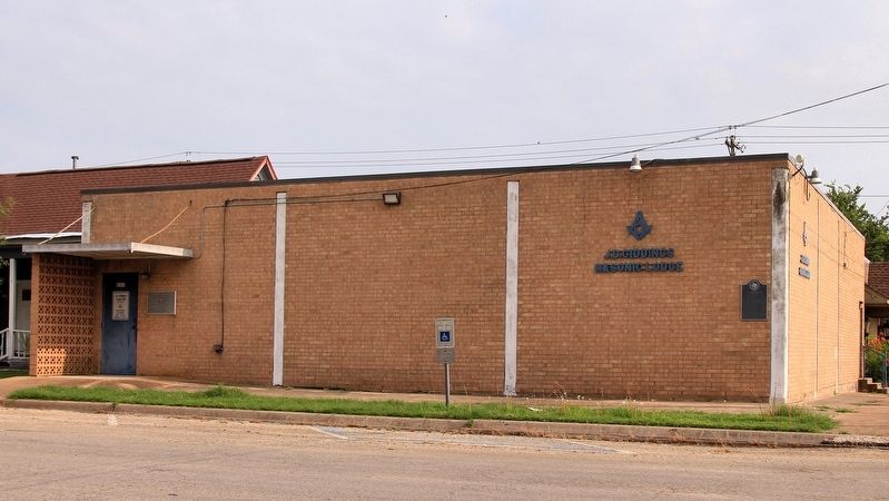 J. D. Giddings Masonic Lodge. Click for full size. J. D. Giddings Masonic Lodge image. Click for full size.