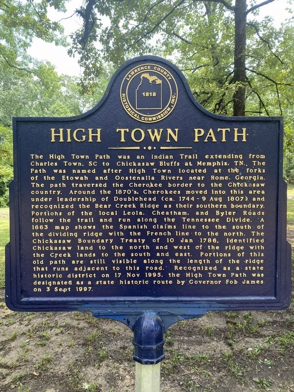 High Town Path Marker image. Click for full size.