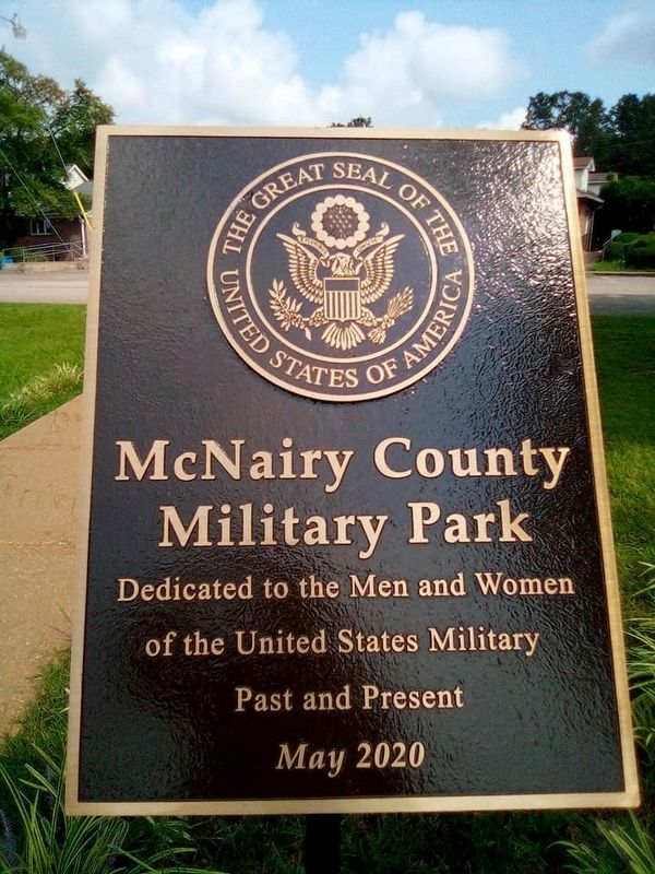 McNairy County Military Park Marker image. Click for full size.