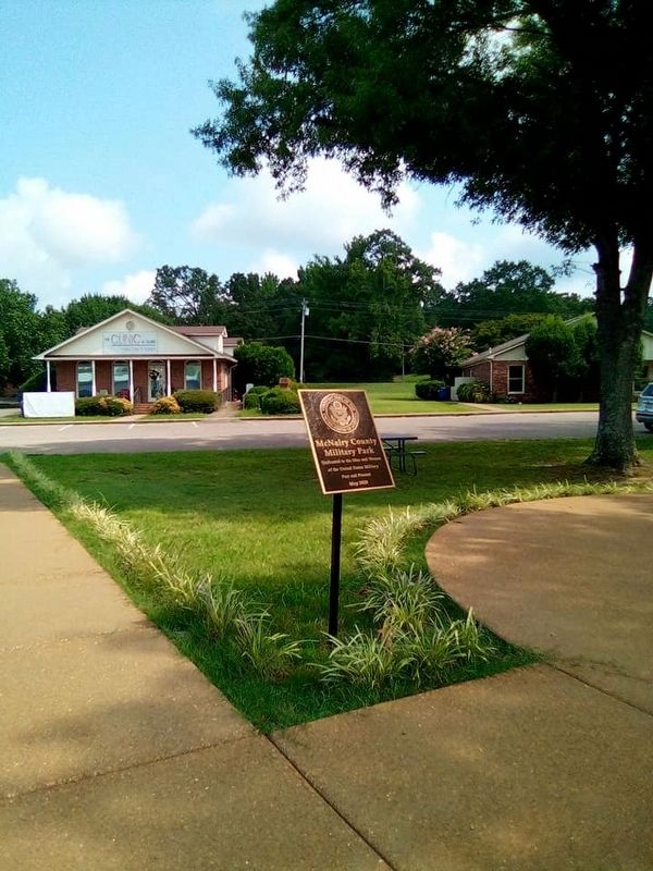 McNairy County Military Park Marker image. Click for full size.