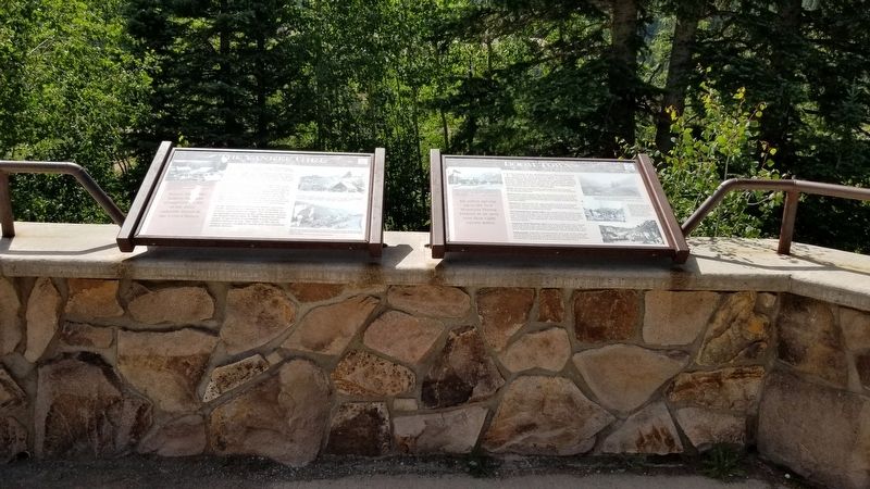 The Boom Towns Marker is the marker on the right of the two markers. Click for full size. The Boom Towns Marker is the marker on the right of the two markers image. Click for full size.