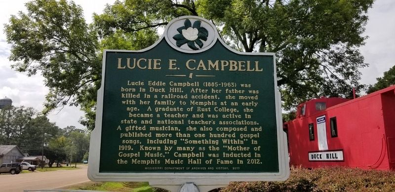 Lucie E. Campbell Marker image. Click for full size.