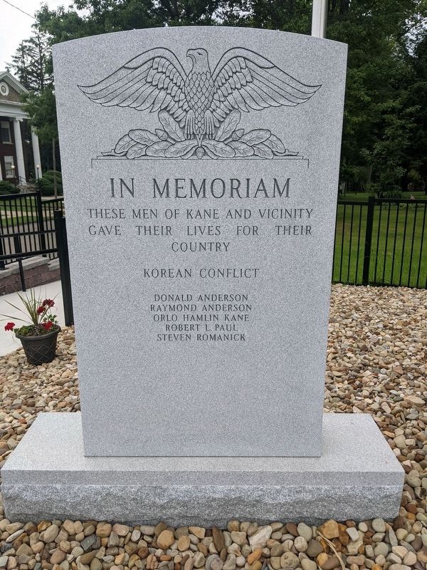 Kane Veterans Memorial image. Click for full size.
