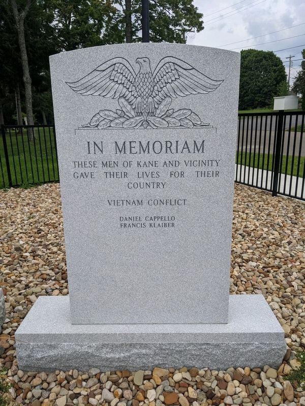Kane Veterans Memorial image. Click for full size.