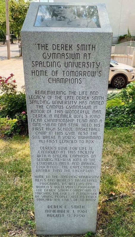The Derek Smith Gymnasium at Spalding University Marker image. Click for full size.