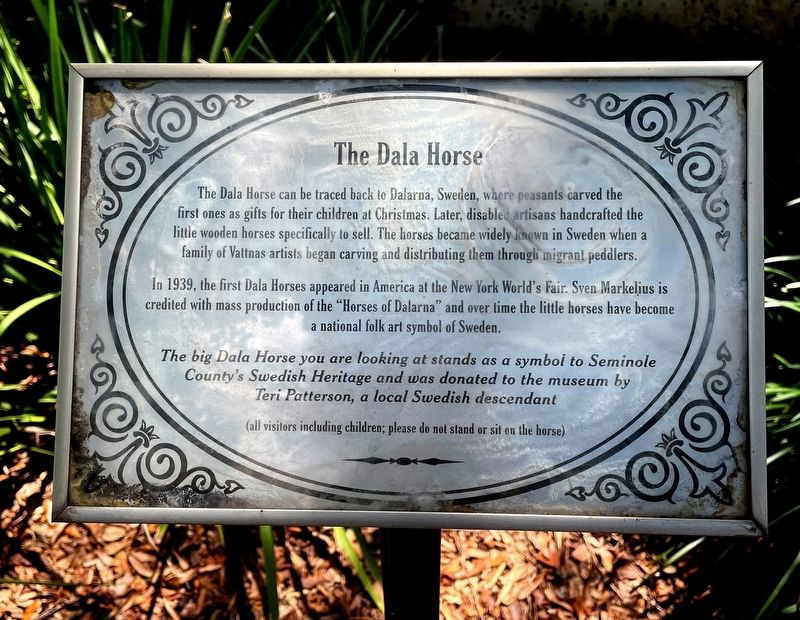 The Dala Horse Marker image. Click for full size.