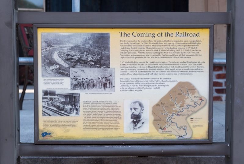 The Coming of the Railroad Marker image. Click for full size.