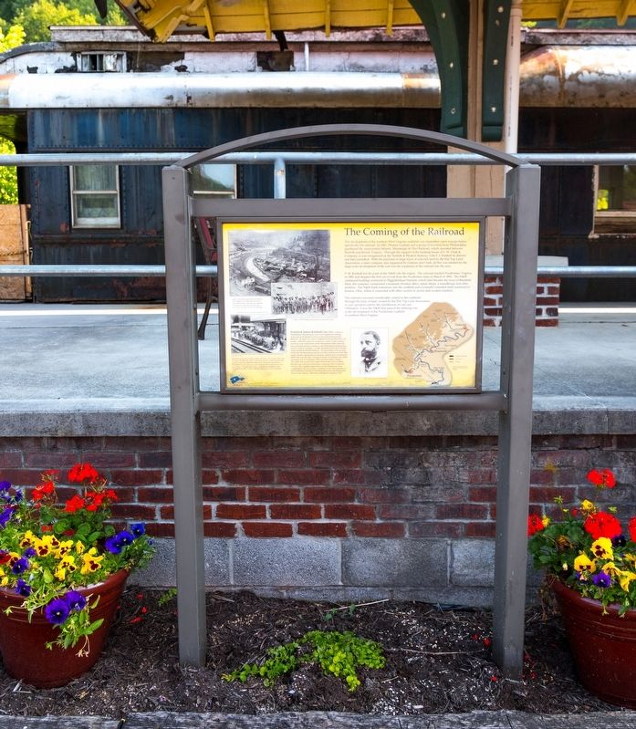 The Coming of the Railroad Marker image. Click for full size.