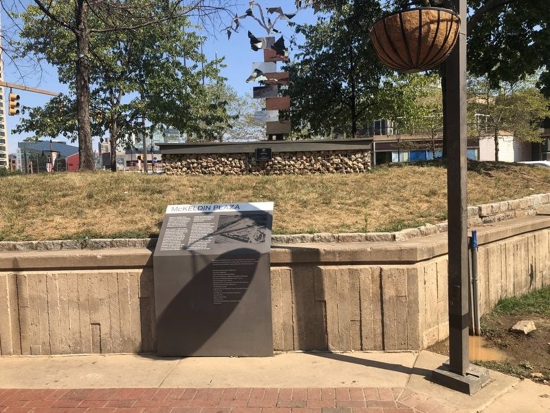McKeldin Plaza Marker image. Click for full size.