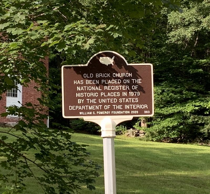 Old Brick Church Marker image. Click for full size.