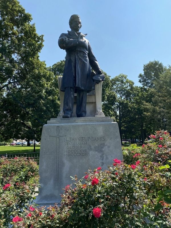 Nathaniel P Banks Marker. Click for full size. Nathaniel P Banks Marker image. Click for full size.