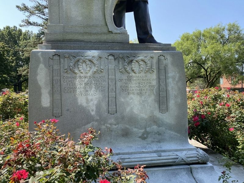 Nathaniel P Banks Marker, Northern Face. Click for full size. Nathaniel P Banks Marker, Northern Face image. Click for full size.