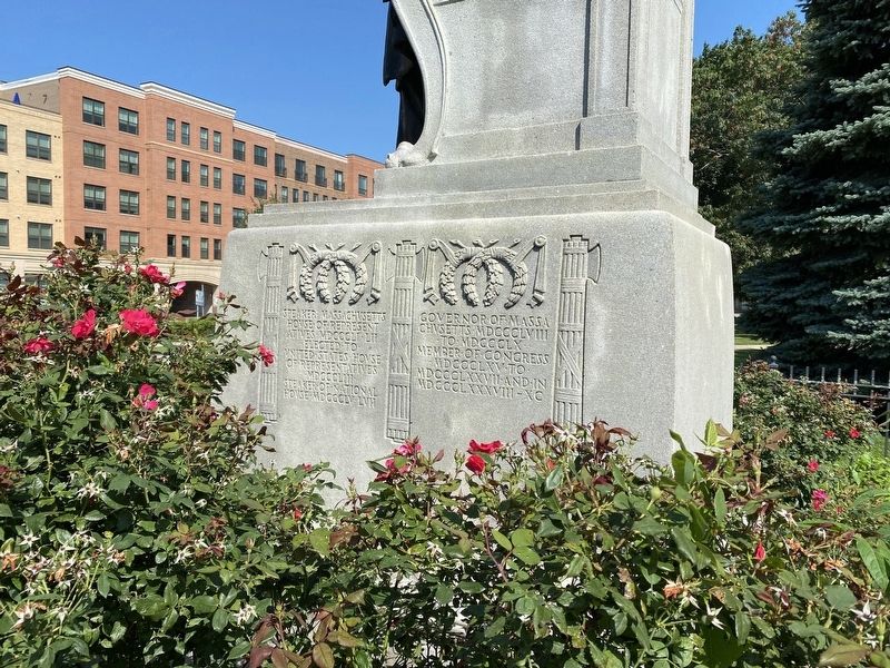 Nathaniel P Banks Marker, Southern Face. Click for full size. Nathaniel P Banks Marker, Southern Face image. Click for full size.