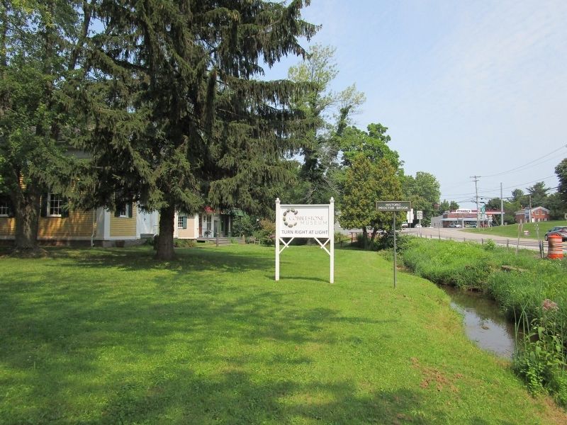 Cobblestone Museum Sign. Click for full size. Cobblestone Museum Sign image. Click for full size.