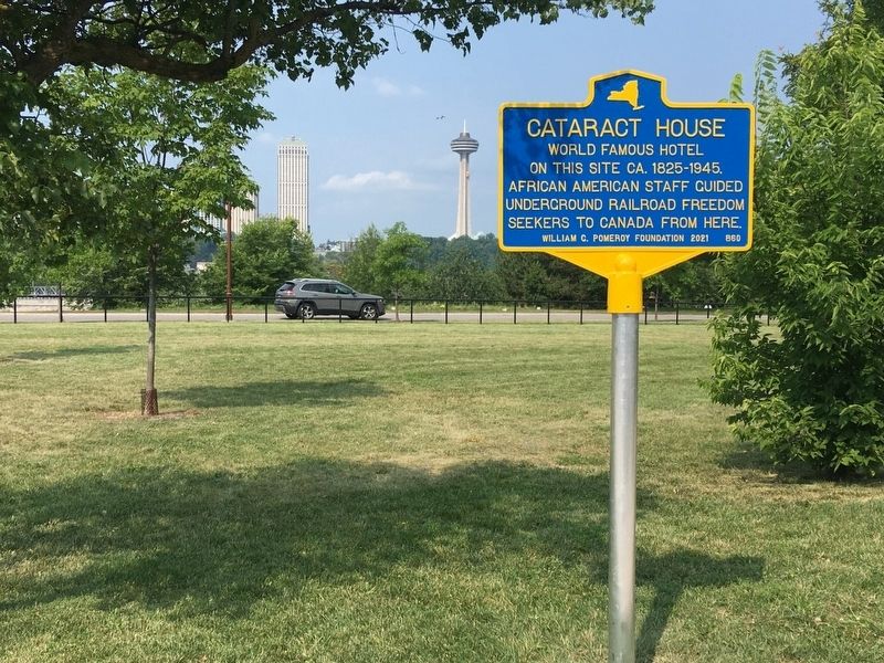 Cataract House Marker. Click for full size. Cataract House Marker image. Click for full size.