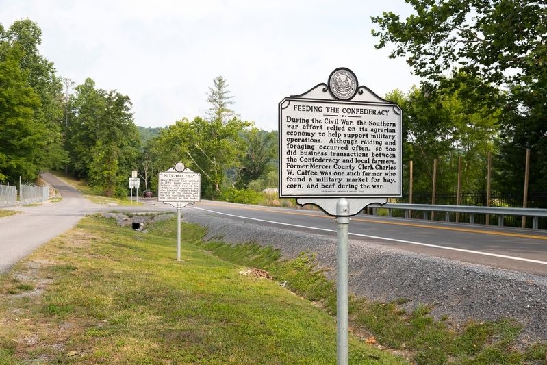 Feeding the Confederacy and Mitchell Clay Markers. Click for full size. Feeding the Confederacy and Mitchell Clay Markers image. Click for full size.