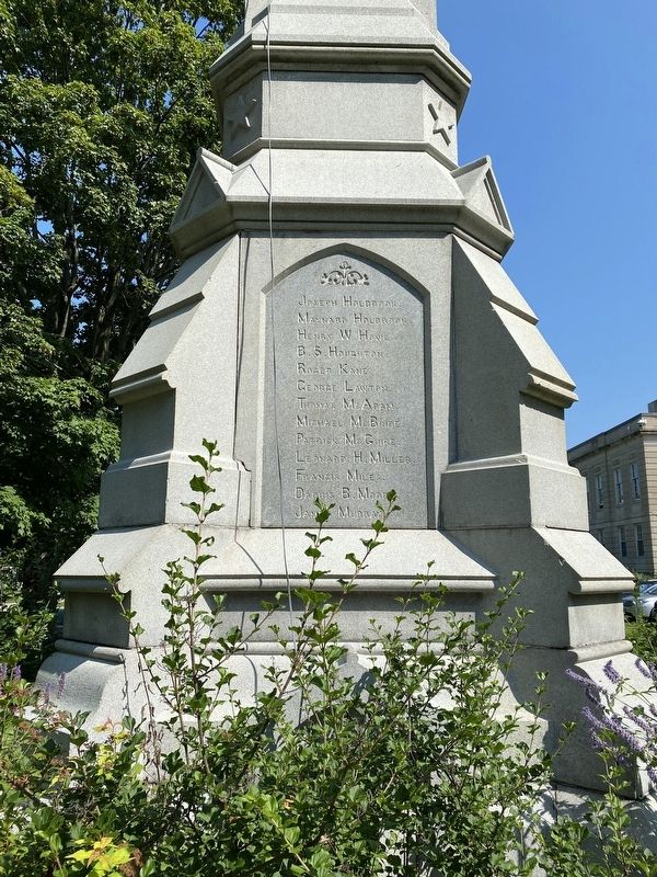 To the Nation's Defenders Monument - Southern Face. Click for full size. To the Nation's Defenders Monument - Southern Face image. Click for full size.