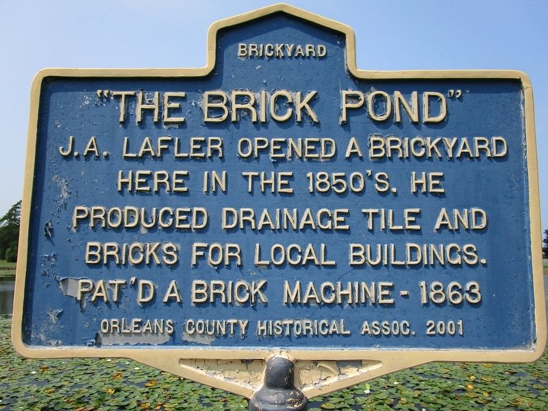 "The Brick Pond" Marker image. Click for full size.