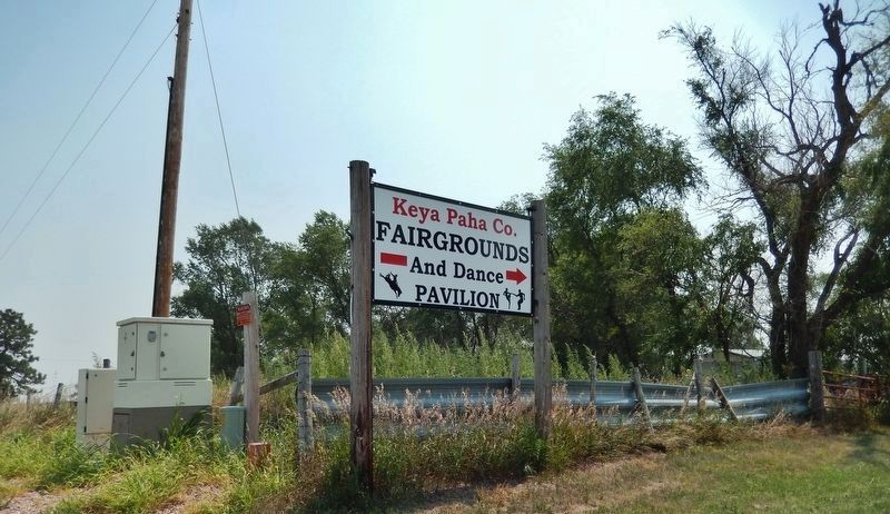 Keya Paha County Fairgrounds Sign image. Click for full size.