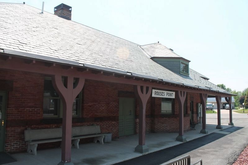 Delaware & Hudson Railroad Station image. Click for full size.