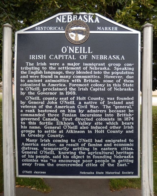 O'Neill Marker image. Click for full size.