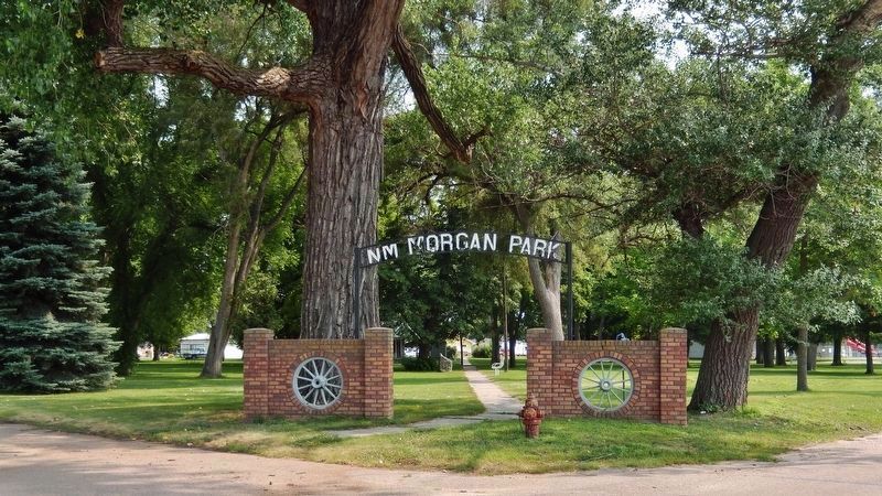 Morgan Park entrance. Click for full size. Morgan Park entrance image. Click for full size.