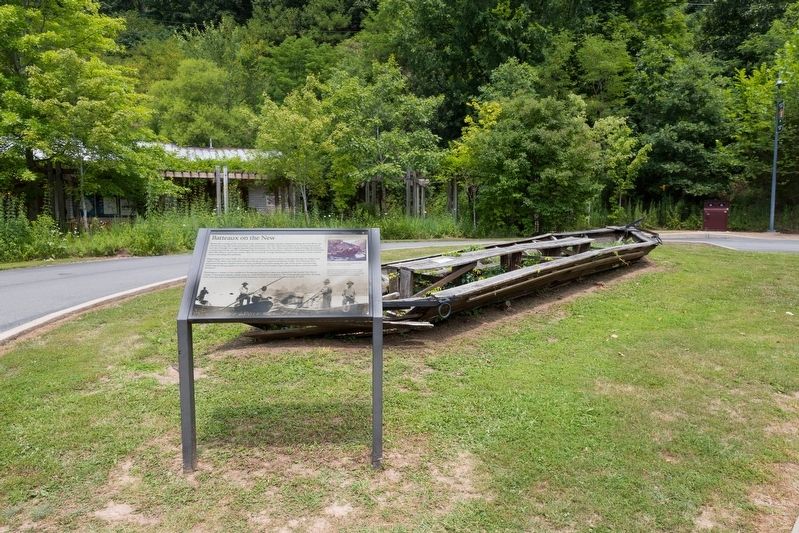 Batteau and Marker. Click for full size. Batteau and Marker image. Click for full size.