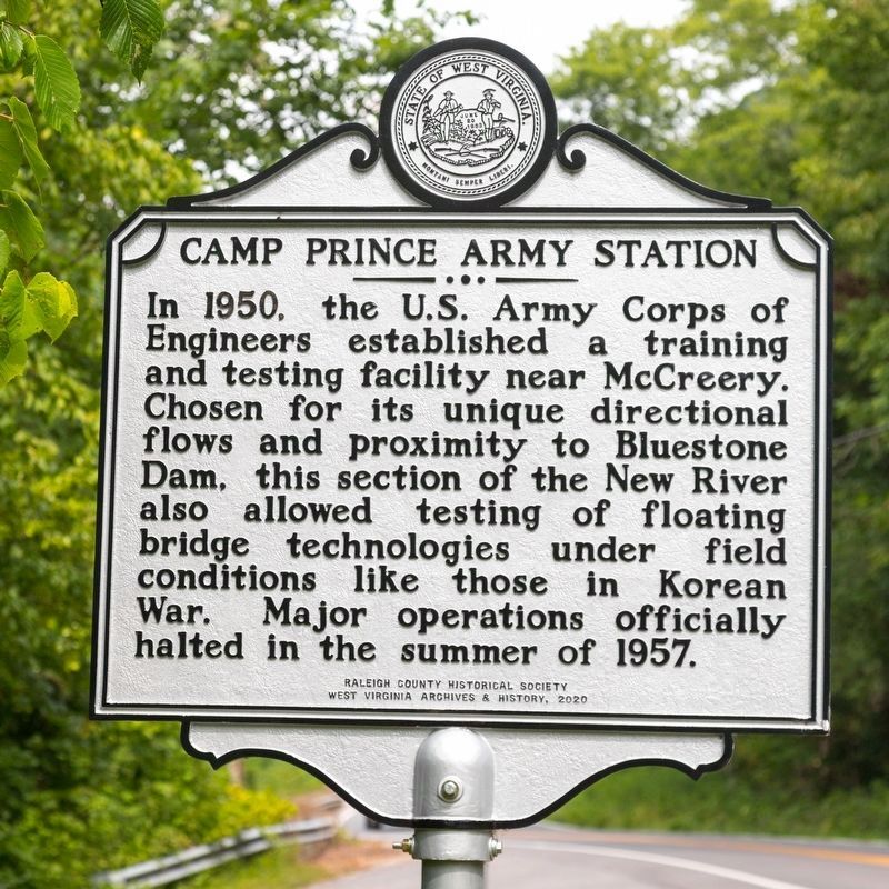 Camp Prince Army Station Marker image. Click for full size.
