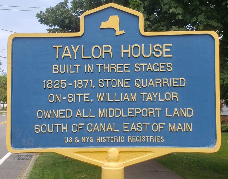Taylor House Marker. Click for full size. Taylor House Marker image. Click for full size.