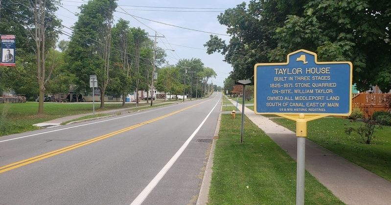 Taylor House Marker. Click for full size. Taylor House Marker image. Click for full size.