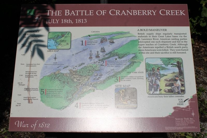 The Battle of Cranberry Creek Marker. Click for full size. The Battle of Cranberry Creek Marker image. Click for full size.