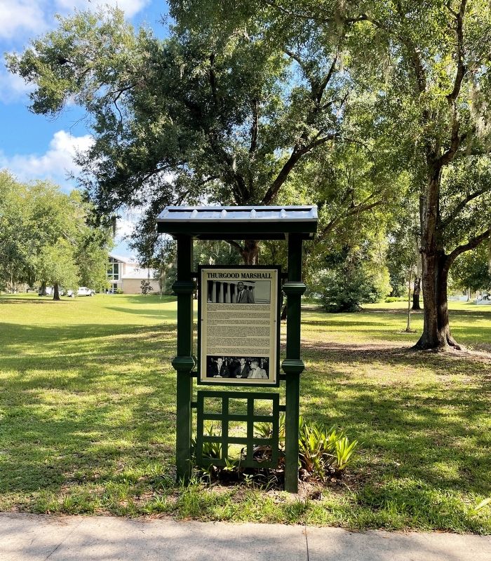 Thurgood Marshall Marker. Click for full size. Thurgood Marshall Marker image. Click for full size.